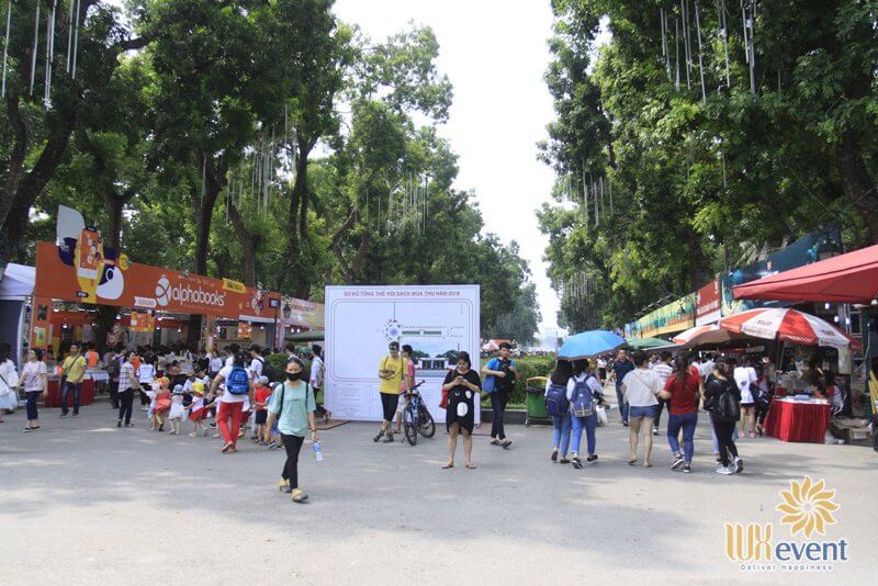 Địa điểm tổ chức hội chợ triển lãm ngoài trời ở hà nội công viên thống nhất