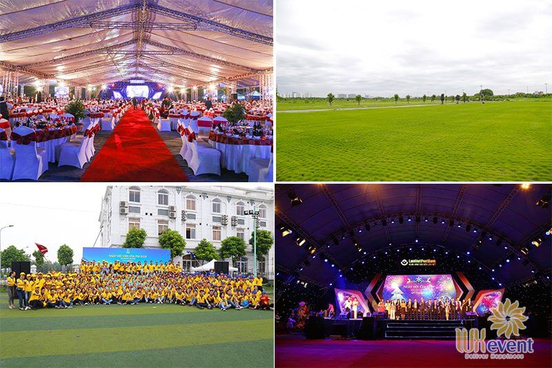 địa điểm tổ chức sự kiện ngoài trời cho doanh nghiệp tại sân golf Long Biên