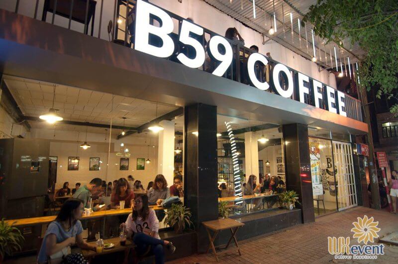 quán cafe tổ chức sự kiện ở hà nội B59 Coffee
