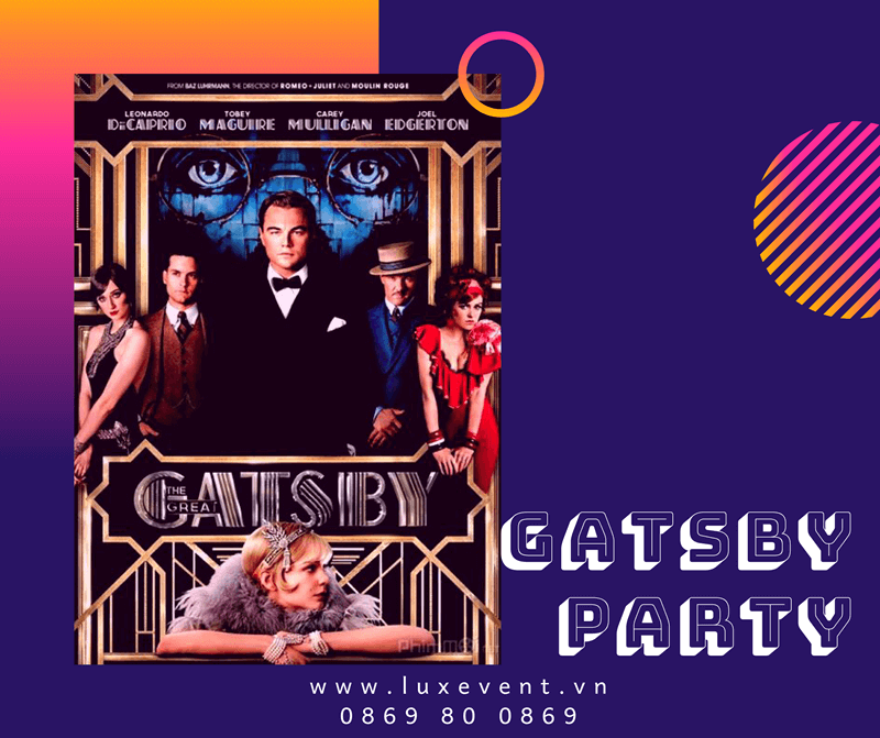 ý tưởng tổ chức tiệc tất niên cuối năm gatsby party