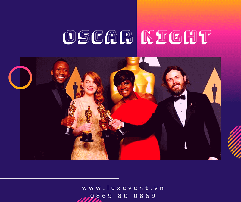 ý tưởng tổ chức tiệc tất niên cuối năm Oscar Night