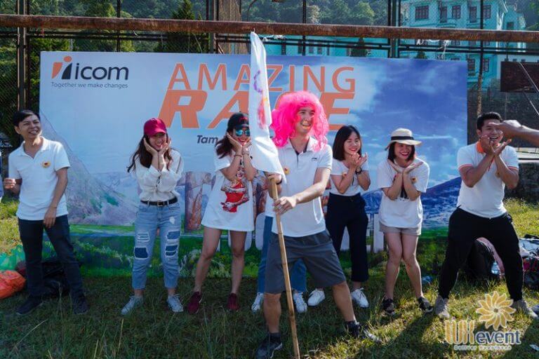 tổ chức team building công ty cp dv vietnamnet icom 004