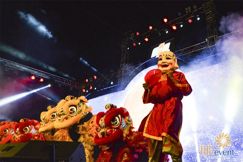 thuê đội múa lân trung thu