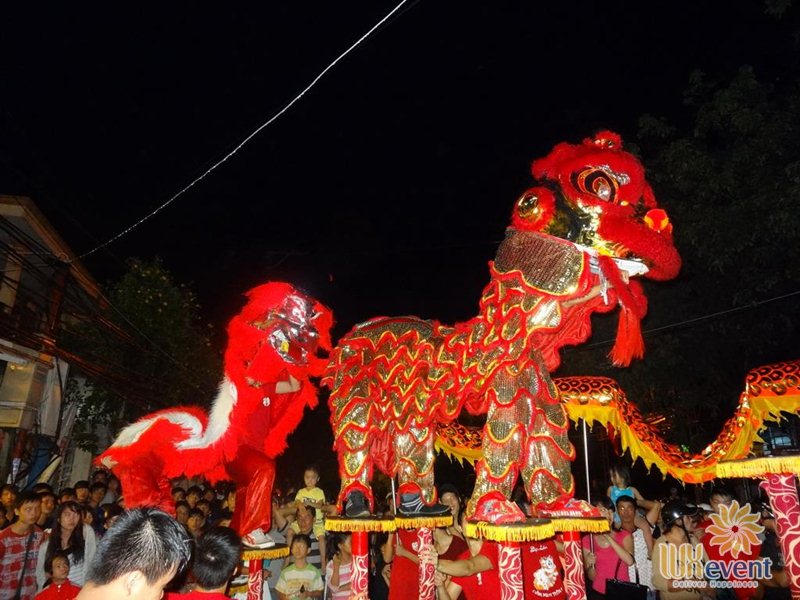 thuê dịch vụ múa lân trung thu tại Hà Nội