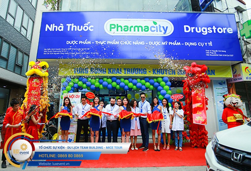 tổ chức lễ khai trương nhà thuốc, hiệu thuốc