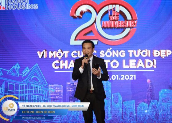 tổ chức lễ kỷ niệm 20 năm thành lập Hanoi Housing 007